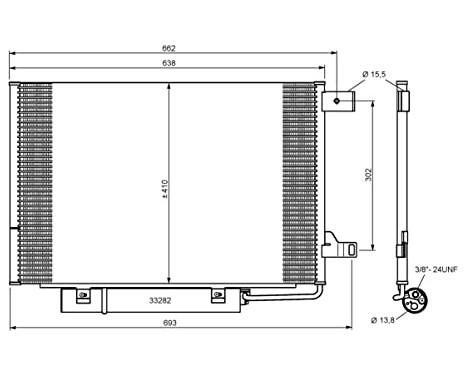 Condenser, air conditioning EASY FIT 35759 NRF, Image 3