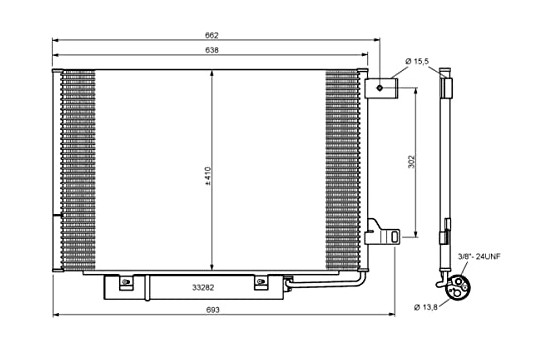 Condenser, air conditioning EASY FIT 35759 NRF, Image 3