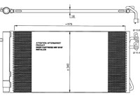 Condenser, air conditioning EASY FIT 35773 NRF