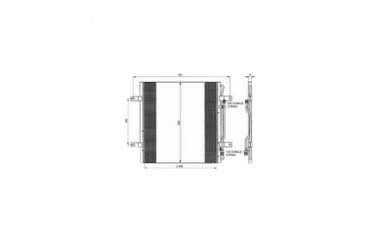 Condenser, air conditioning EASY FIT 35781 NRF
