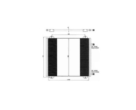 Condenser, air conditioning EASY FIT 35785 NRF, Image 7