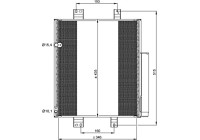 Condenser, air conditioning EASY FIT 35853 NRF