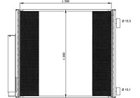 Condenser, air conditioning EASY FIT 35859 NRF