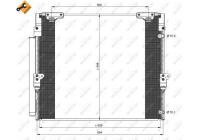 Condenser, air conditioning EASY FIT 35862 NRF