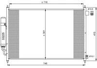Condenser, air conditioning EASY FIT 35866 NRF