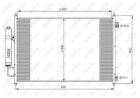 Condenser, air conditioning EASY FIT 35873 NRF