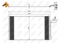 Condenser, air conditioning EASY FIT 35882 NRF