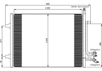 Condenser, air conditioning EASY FIT 35904 NRF