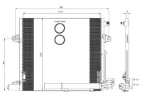 Condenser, air conditioning EASY FIT 35927 NRF