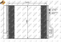 Condenser, air conditioning EASY FIT 35937 NRF