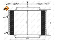 Condenser, air conditioning EASY FIT 35945 NRF