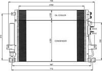 Condenser, air conditioning EASY FIT 35966 NRF