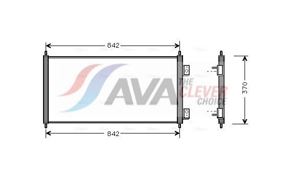 Condenser, air conditioning FD5303 Ava Quality Cooling