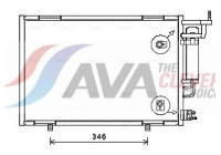 Condenser, air conditioning FD5583D Ava Quality Cooling