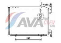 Condenser, air conditioning FD5592 Ava Quality Cooling