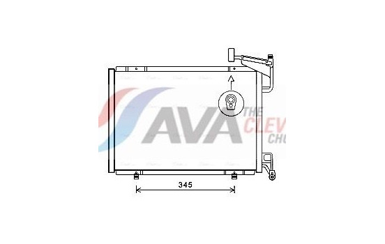 Condenser, air conditioning FD5592 Ava Quality Cooling