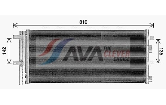 Condenser, air conditioning FD5659D Ava Quality Cooling