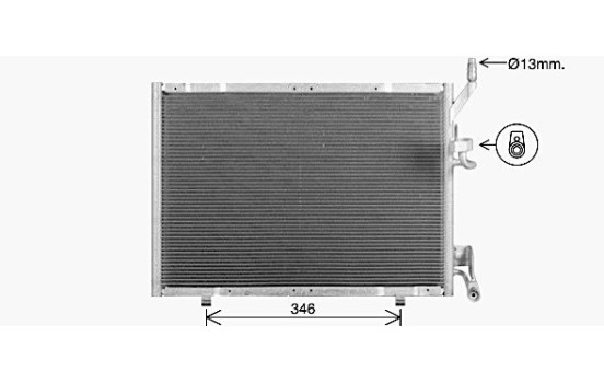Condenser, air conditioning FD5690 Ava Quality Cooling