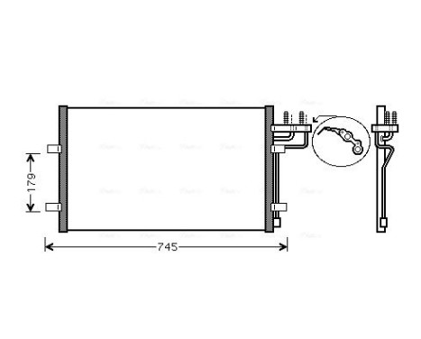 Condenser, air conditioning FDA5367 Ava Quality Cooling, Image 2