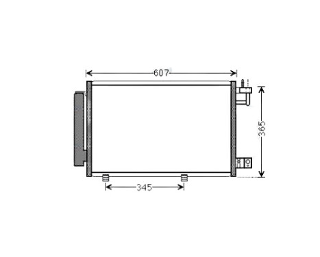 Condenser, air conditioning FDA5439D Ava Quality Cooling