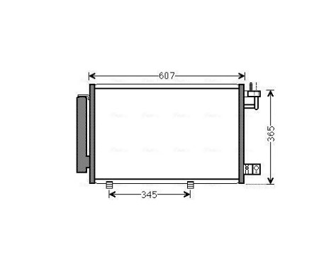 Condenser, air conditioning FDA5439D Ava Quality Cooling, Image 2