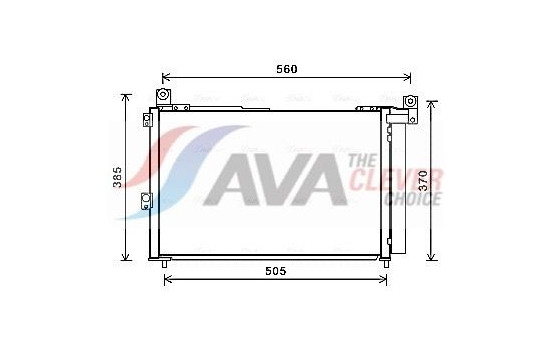 Condenser, air conditioning FDA5486D Ava Quality Cooling
