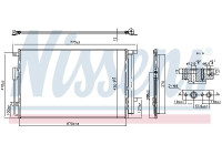 Condenser, air conditioning **FIRST FIT** 940863 Nissens