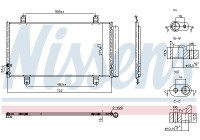 Condenser, air conditioning **FIRST FIT** 940865 Nissens