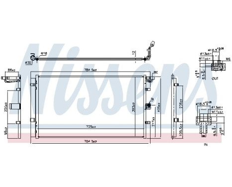Condenser, air conditioning **FIRST FIT** 940902 Nissens