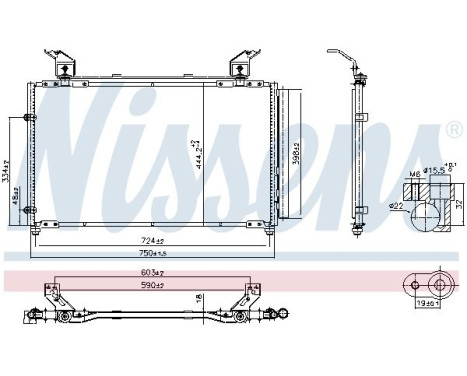 Condenser, air conditioning **FIRST FIT** 940923 Nissens