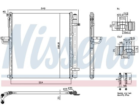 Condenser, air conditioning **FIRST FIT** 940977 Nissens