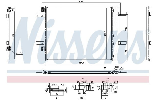 Condenser, air conditioning **FIRST FIT** 941253 Nissens, Image 6