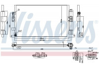 Condenser, air conditioning ** FIRST FIT ** 941298 Nissens