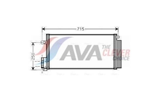 Condenser, air conditioning FT5310D Ava Quality Cooling