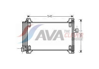 Condenser, air conditioning FT5327D Ava Quality Cooling