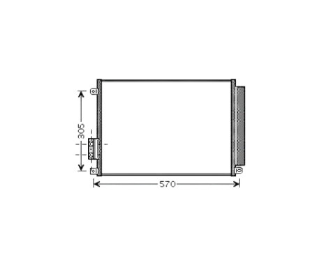 Condenser, air conditioning FT5347D Ava Quality Cooling