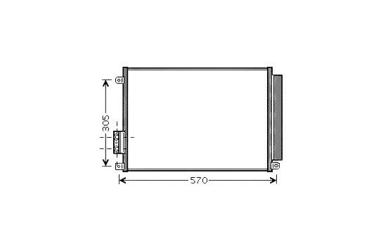 Condenser, air conditioning FT5347D Ava Quality Cooling