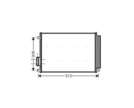 Condenser, air conditioning FT5347D Ava Quality Cooling, Image 2