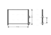 Condenser, air conditioning FTA5303 Ava Quality Cooling