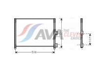 Condenser, air conditioning FTA5303 Ava Quality Cooling