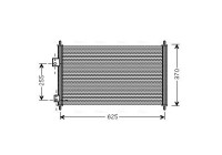 Condenser, air conditioning HD5202 Ava Quality Cooling