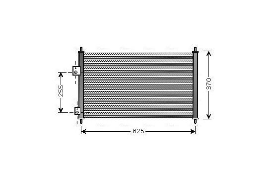 Condenser, air conditioning HD5202 Ava Quality Cooling