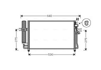 Condenser, air conditioning HY5087D Ava Quality Cooling