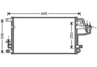 Condenser, air conditioning HY5156D Ava Quality Cooling