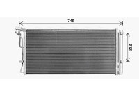 Condenser, air conditioning HY5480D Ava Quality Cooling