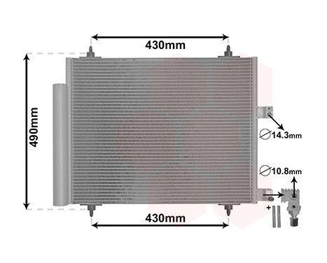 Condenser, air conditioning *** IR PLUS *** 09005213 International Radiators Plus, Image 2