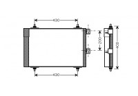 Condenser, air conditioning *** IR PLUS *** 09005241 International Radiators Plus