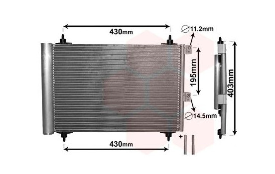 Condenser, air conditioning *** IR PLUS *** 09005241 International Radiators Plus, Image 2