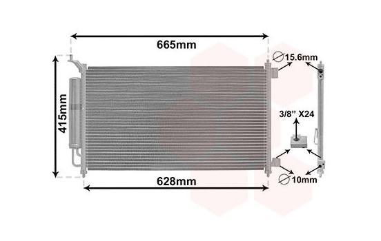 Condenser, air conditioning *** IR PLUS *** 13015251 International Radiators