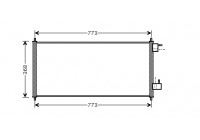 Condenser, air conditioning *** IR PLUS *** 18005361 International Radiators Plus